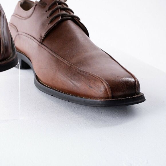 Florsheim Mens Brown Leather Oxford Dress Shoes Sz